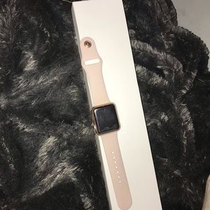 Rose gold Apple Watch